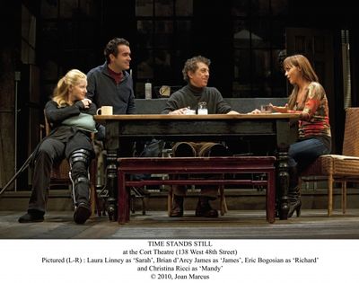 Laura Linney, Eric Bogosian, Brian d'Arcy James and Christina Ricci Photo